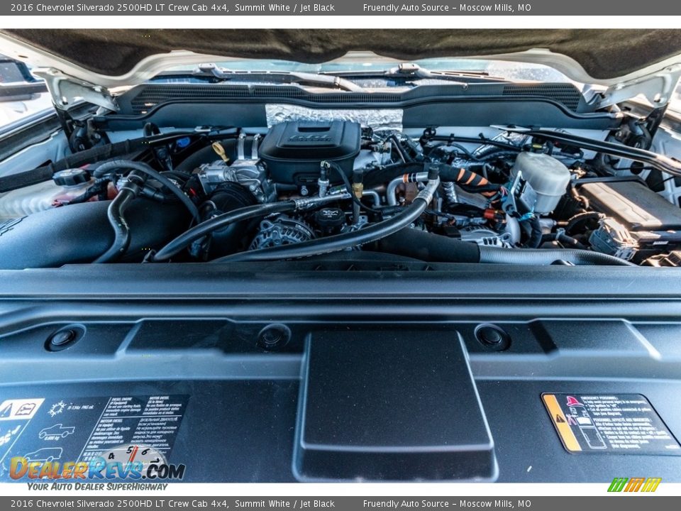 2016 Chevrolet Silverado 2500HD LT Crew Cab 4x4 Summit White / Jet Black Photo #17