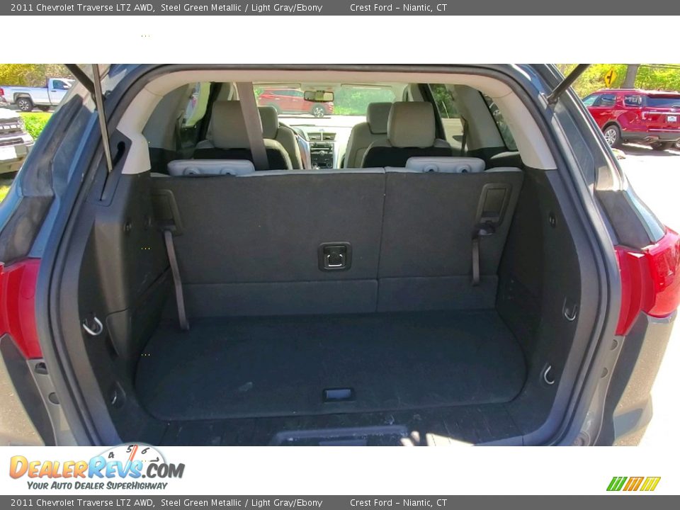 2011 Chevrolet Traverse LTZ AWD Steel Green Metallic / Light Gray/Ebony Photo #21