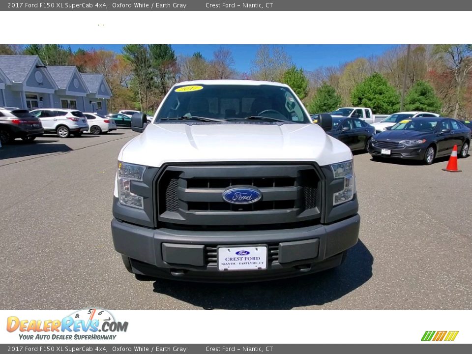 2017 Ford F150 XL SuperCab 4x4 Oxford White / Earth Gray Photo #2