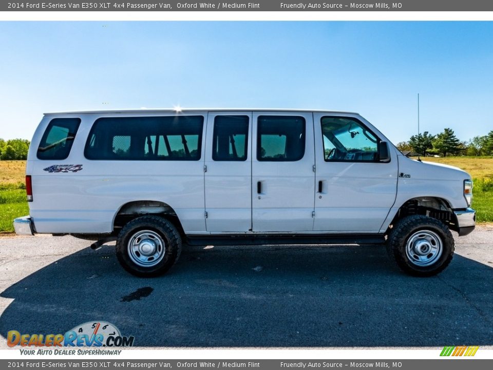 2014 Ford E-Series Van E350 XLT 4x4 Passenger Van Oxford White / Medium Flint Photo #3