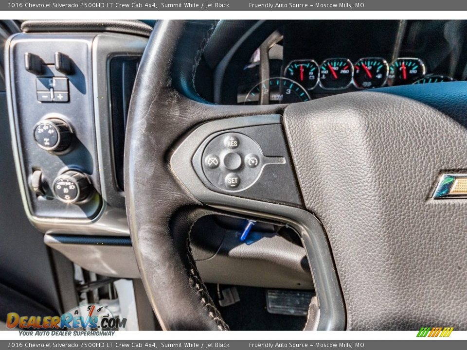 2016 Chevrolet Silverado 2500HD LT Crew Cab 4x4 Summit White / Jet Black Photo #36