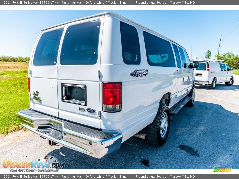 2014 Ford E-Series Van E350 XLT 4x4 Passenger Van Oxford White / Medium Flint Photo #4