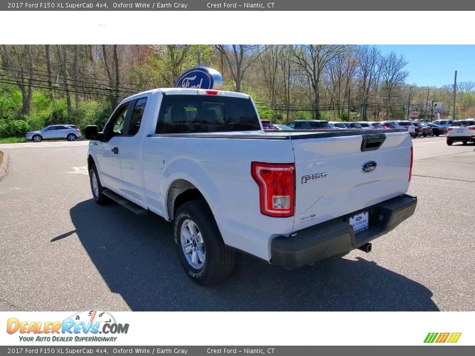 2017 Ford F150 XL SuperCab 4x4 Oxford White / Earth Gray Photo #5