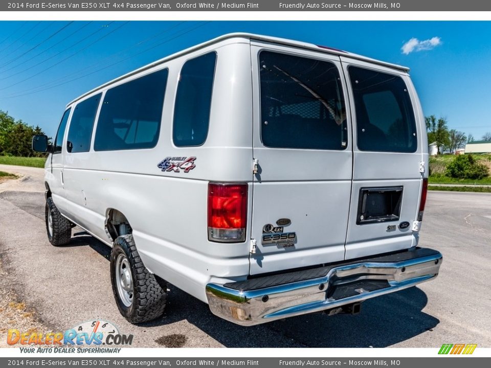 2014 Ford E-Series Van E350 XLT 4x4 Passenger Van Oxford White / Medium Flint Photo #6