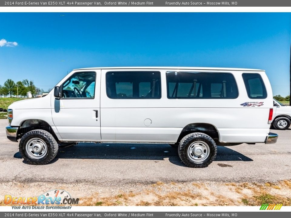 2014 Ford E-Series Van E350 XLT 4x4 Passenger Van Oxford White / Medium Flint Photo #7