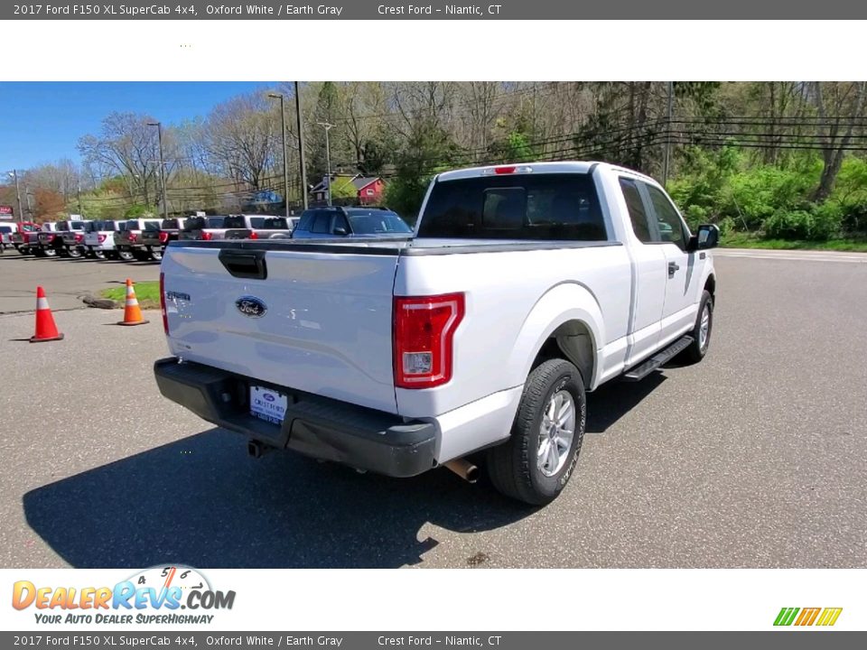 2017 Ford F150 XL SuperCab 4x4 Oxford White / Earth Gray Photo #7