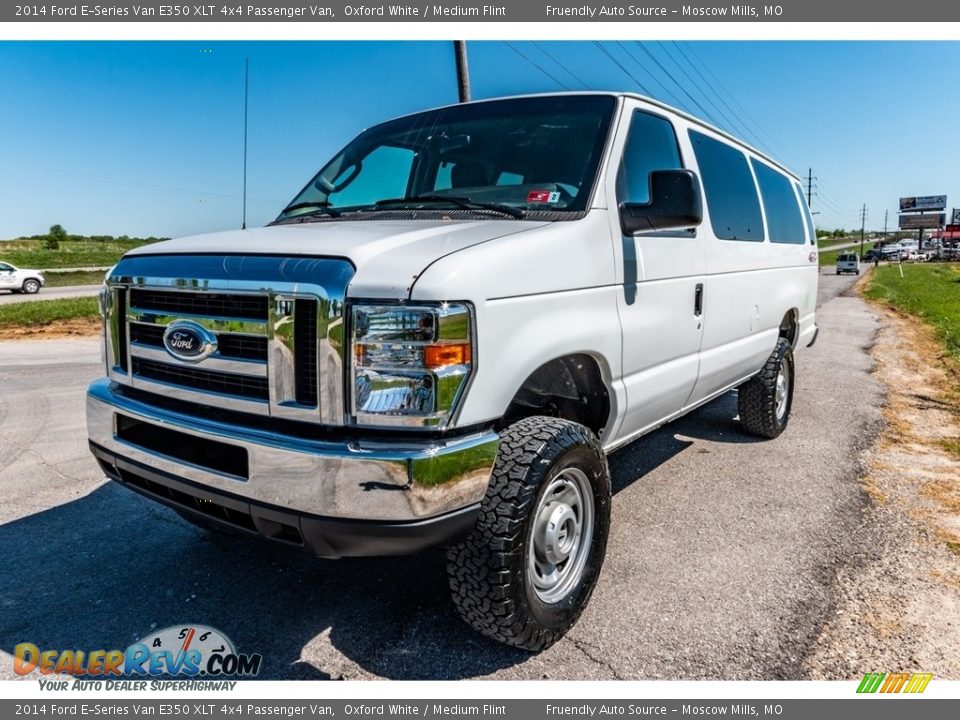 2014 Ford E-Series Van E350 XLT 4x4 Passenger Van Oxford White / Medium Flint Photo #8