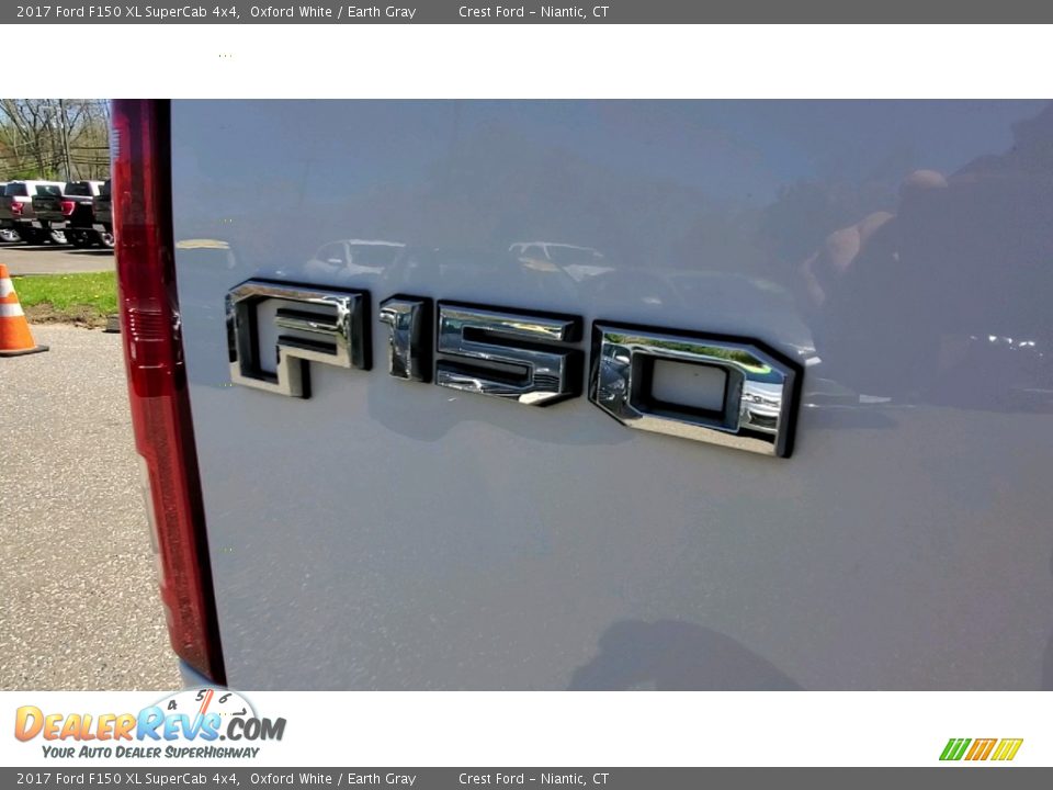 2017 Ford F150 XL SuperCab 4x4 Oxford White / Earth Gray Photo #9