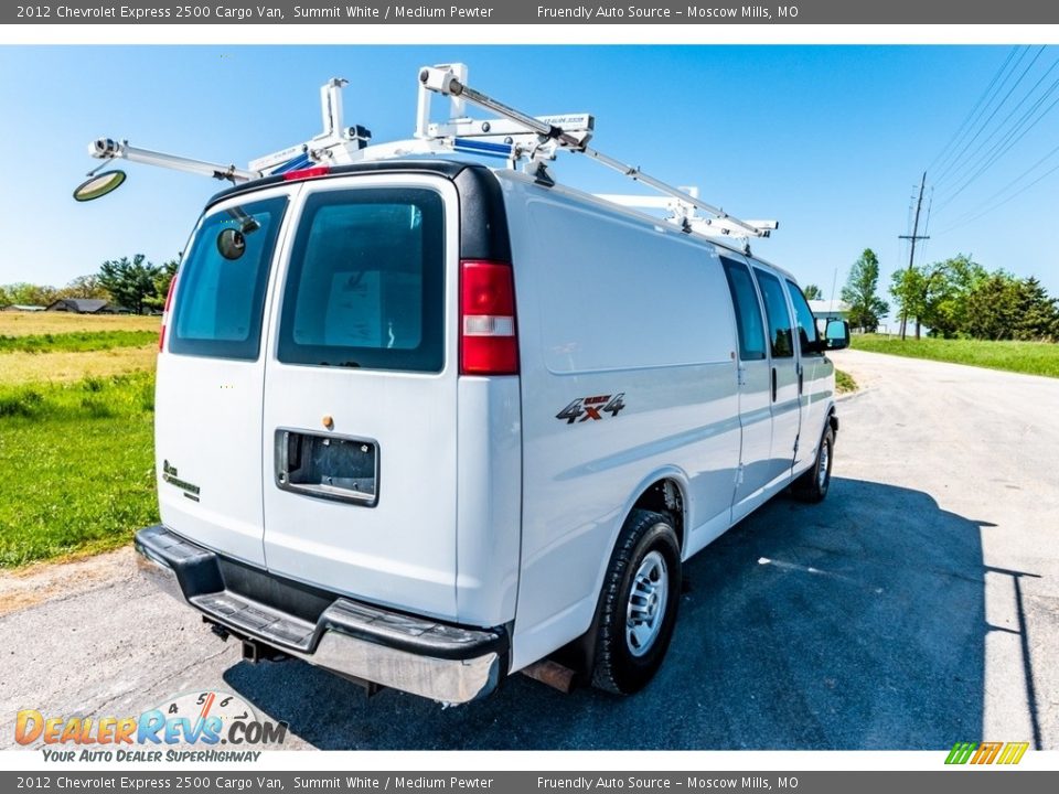 2012 Chevrolet Express 2500 Cargo Van Summit White / Medium Pewter Photo #4