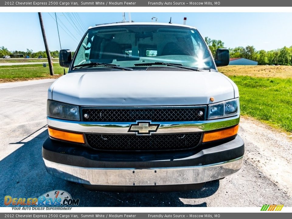 2012 Chevrolet Express 2500 Cargo Van Summit White / Medium Pewter Photo #9