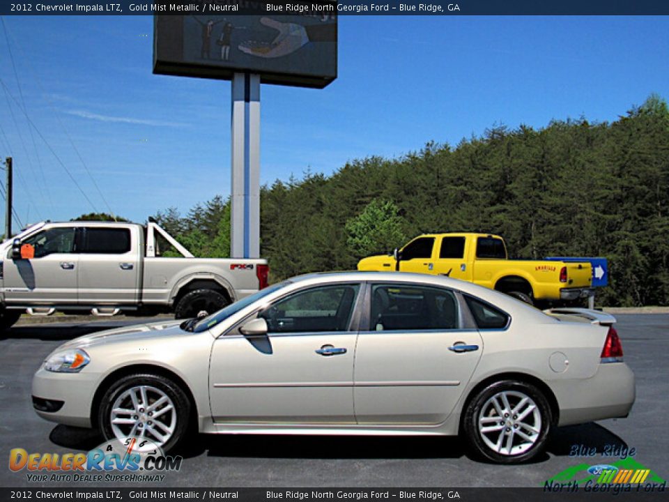 2012 Chevrolet Impala LTZ Gold Mist Metallic / Neutral Photo #2