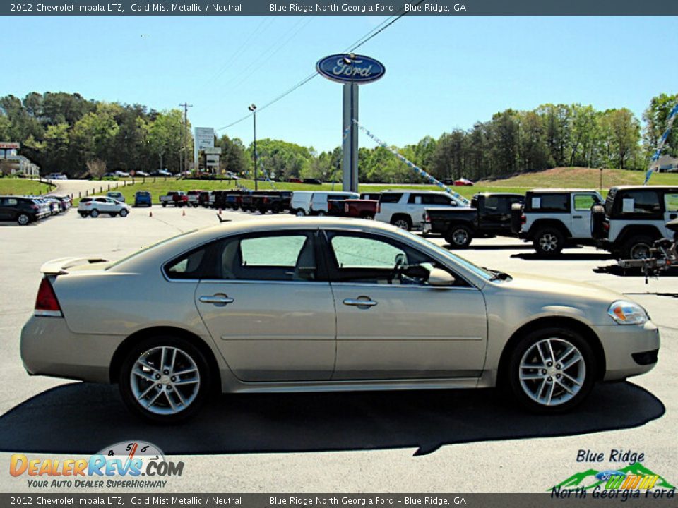 2012 Chevrolet Impala LTZ Gold Mist Metallic / Neutral Photo #6