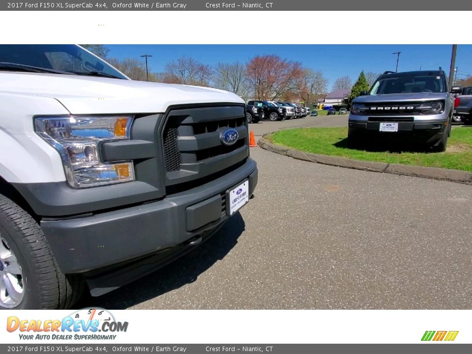 2017 Ford F150 XL SuperCab 4x4 Oxford White / Earth Gray Photo #27