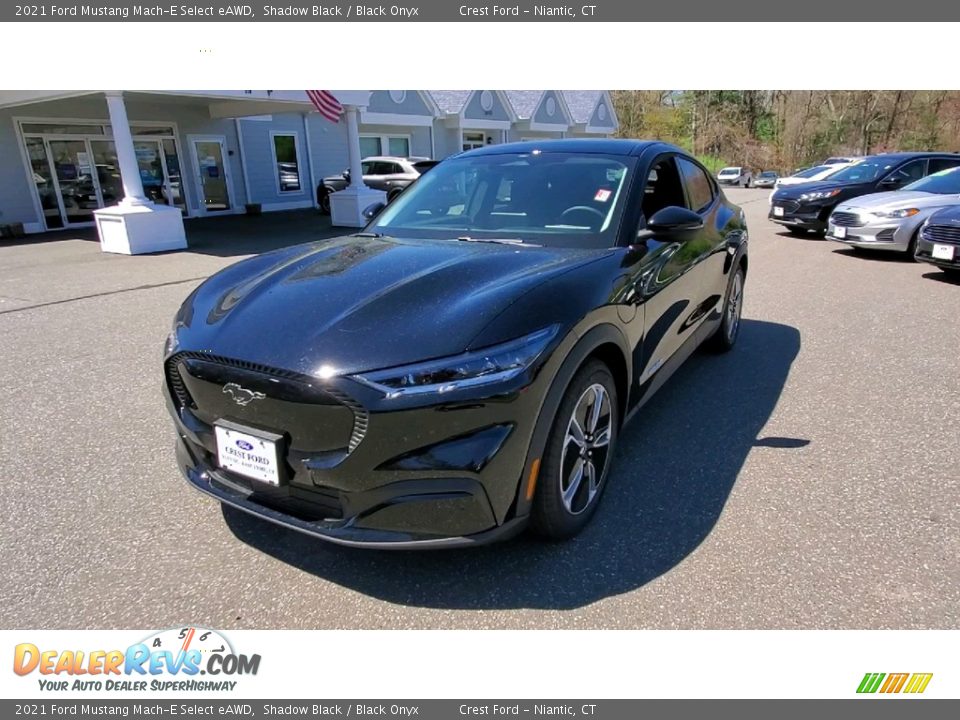 2021 Ford Mustang Mach-E Select eAWD Shadow Black / Black Onyx Photo #3
