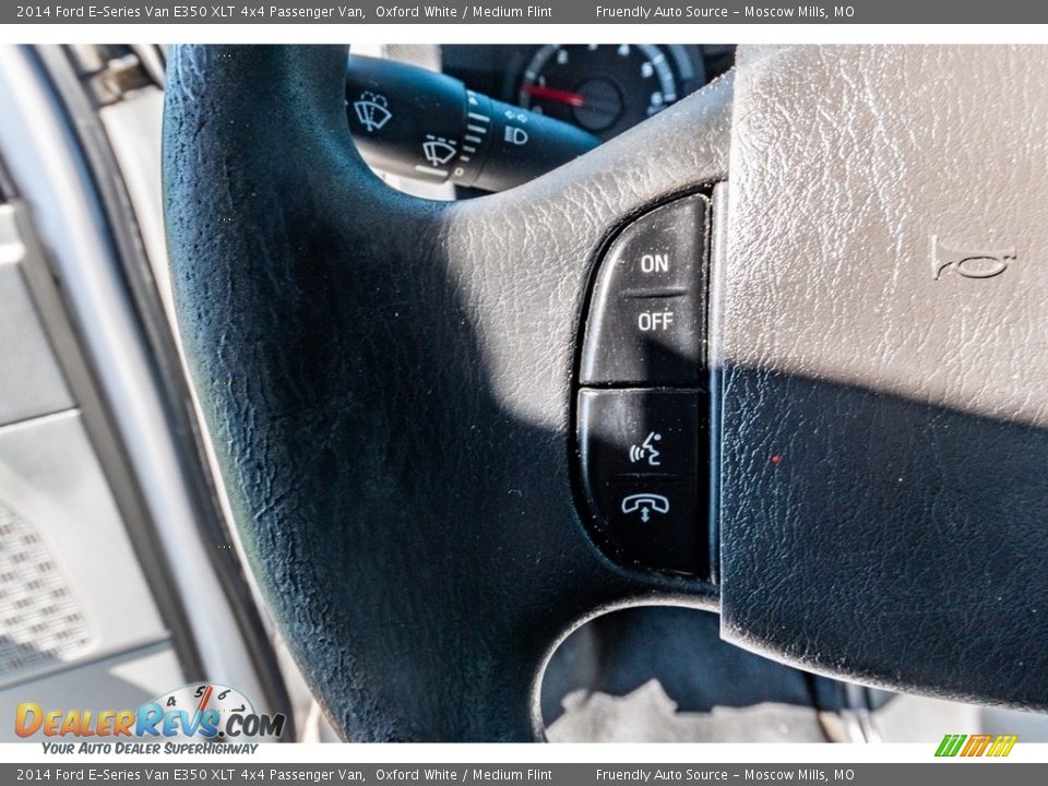 2014 Ford E-Series Van E350 XLT 4x4 Passenger Van Oxford White / Medium Flint Photo #33