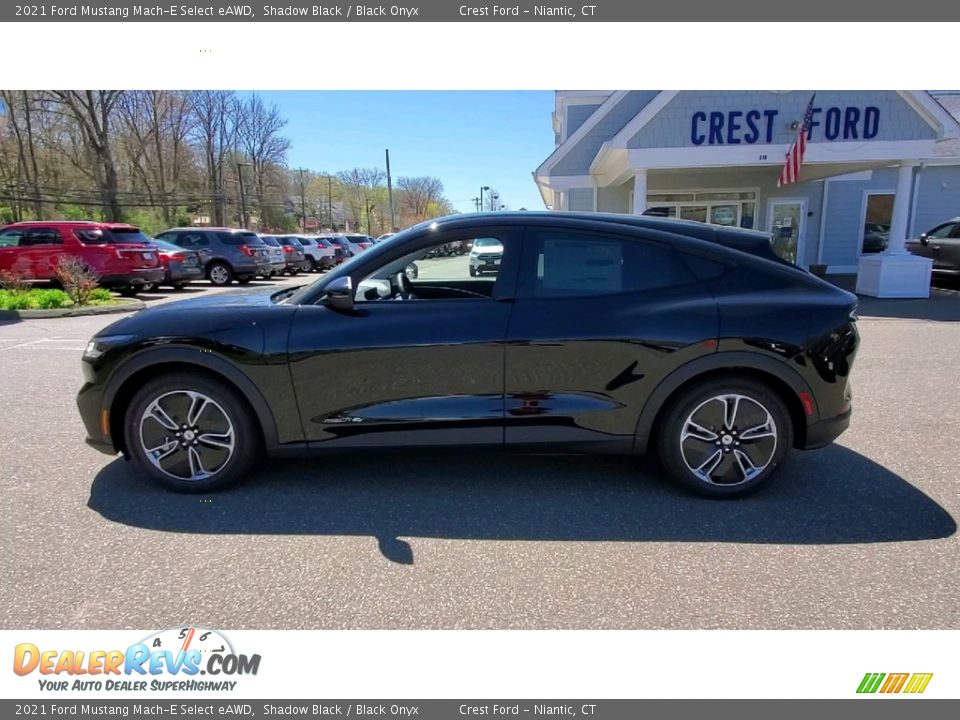 2021 Ford Mustang Mach-E Select eAWD Shadow Black / Black Onyx Photo #4