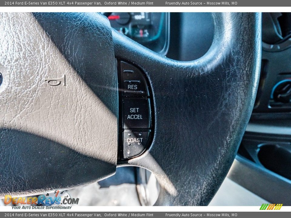 2014 Ford E-Series Van E350 XLT 4x4 Passenger Van Oxford White / Medium Flint Photo #34