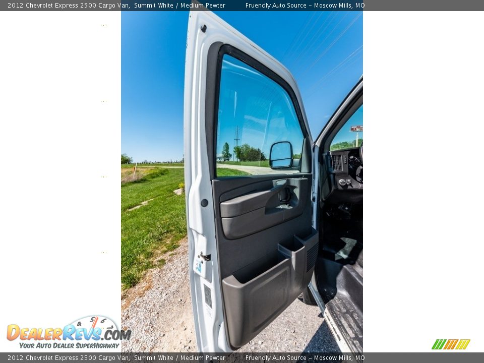 2012 Chevrolet Express 2500 Cargo Van Summit White / Medium Pewter Photo #21