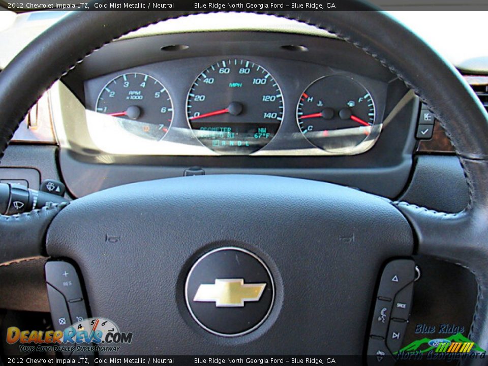 2012 Chevrolet Impala LTZ Gold Mist Metallic / Neutral Photo #15