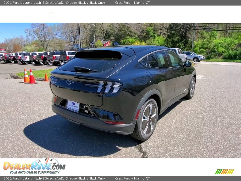 2021 Ford Mustang Mach-E Select eAWD Shadow Black / Black Onyx Photo #7