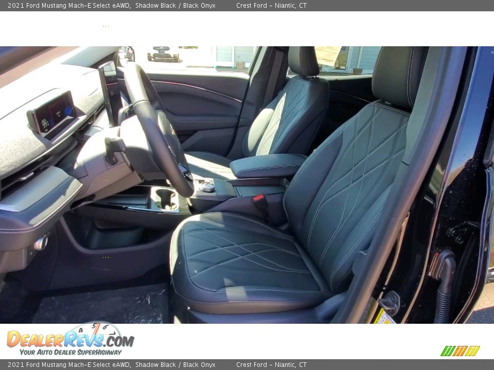 Front Seat of 2021 Ford Mustang Mach-E Select eAWD Photo #11
