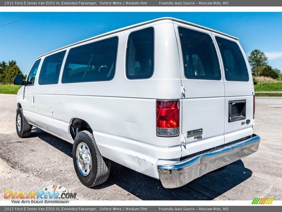 2013 Ford E Series Van E350 XL Extended Passenger Oxford White / Medium Flint Photo #6