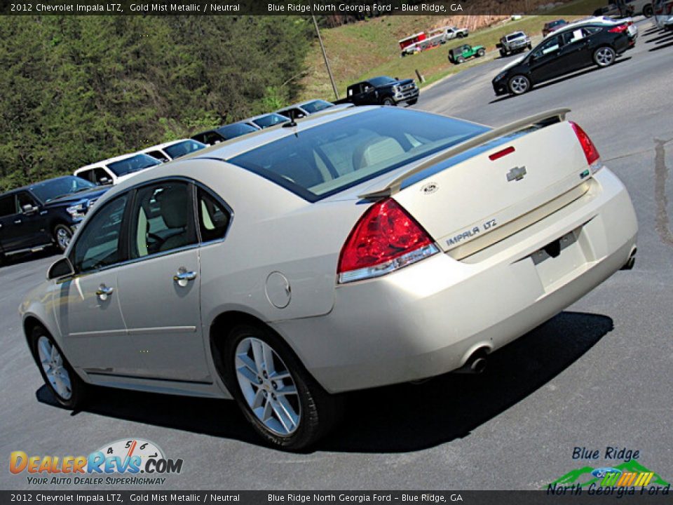 2012 Chevrolet Impala LTZ Gold Mist Metallic / Neutral Photo #27