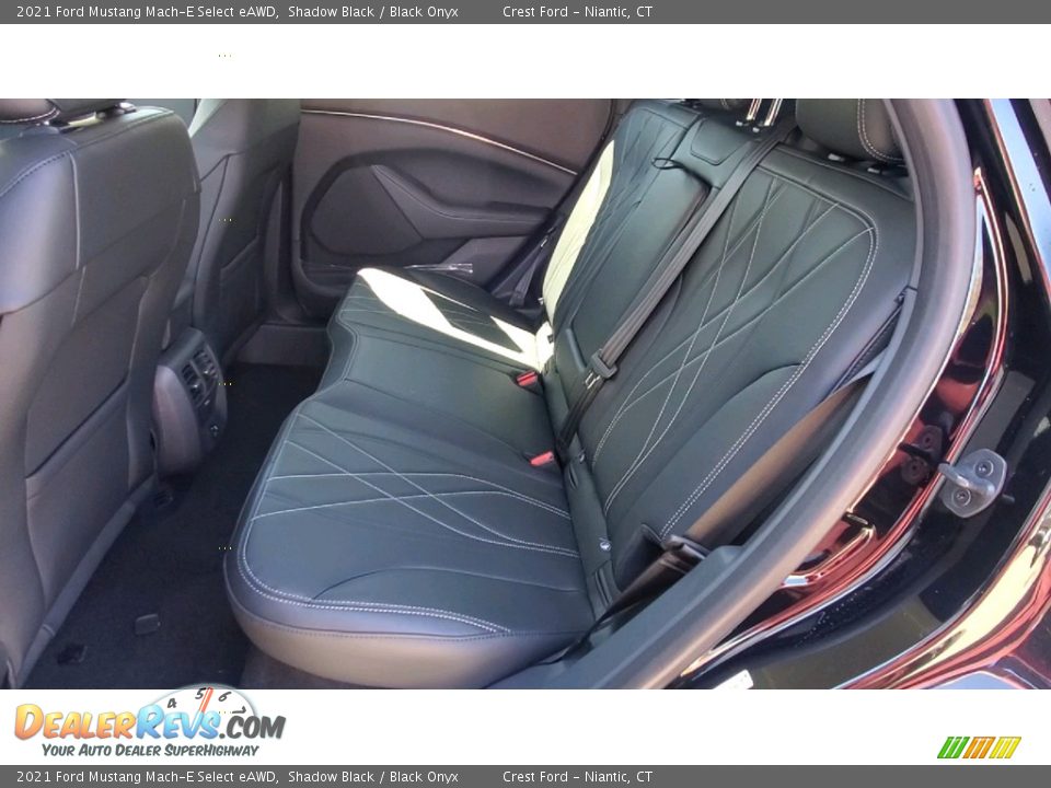 Rear Seat of 2021 Ford Mustang Mach-E Select eAWD Photo #16