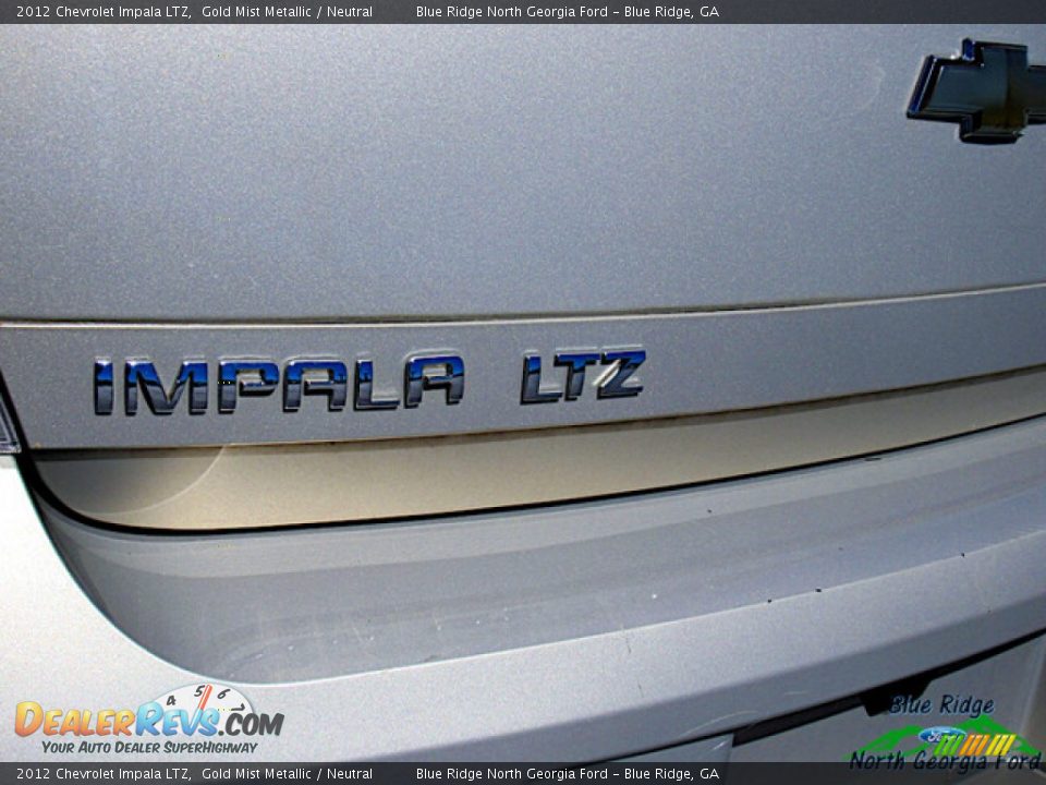 2012 Chevrolet Impala LTZ Gold Mist Metallic / Neutral Photo #28