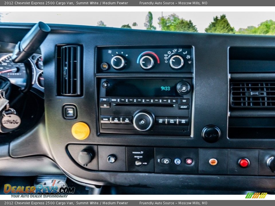 Controls of 2012 Chevrolet Express 2500 Cargo Van Photo #35