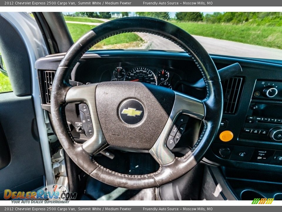 2012 Chevrolet Express 2500 Cargo Van Summit White / Medium Pewter Photo #36