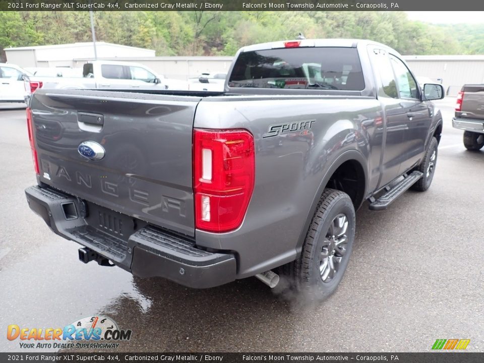 2021 Ford Ranger XLT SuperCab 4x4 Carbonized Gray Metallic / Ebony Photo #2