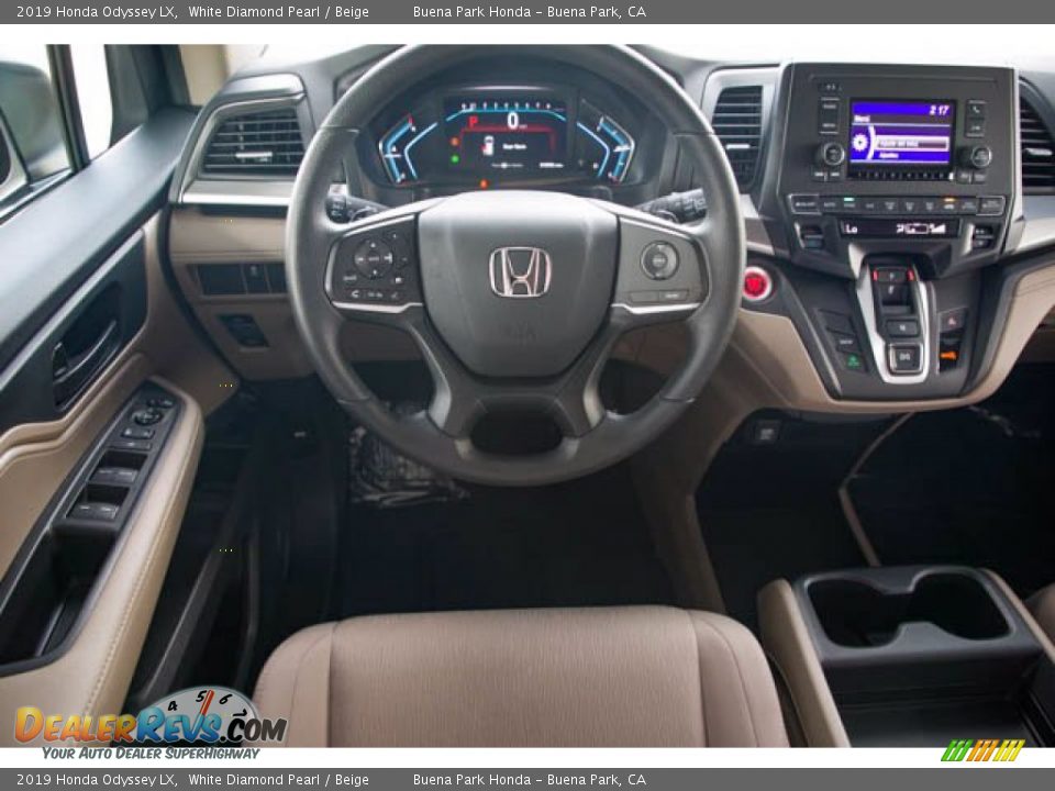 2019 Honda Odyssey LX White Diamond Pearl / Beige Photo #5