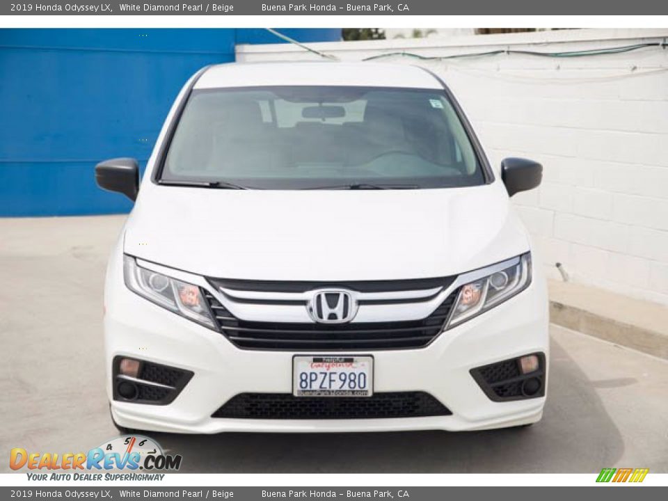 2019 Honda Odyssey LX White Diamond Pearl / Beige Photo #7