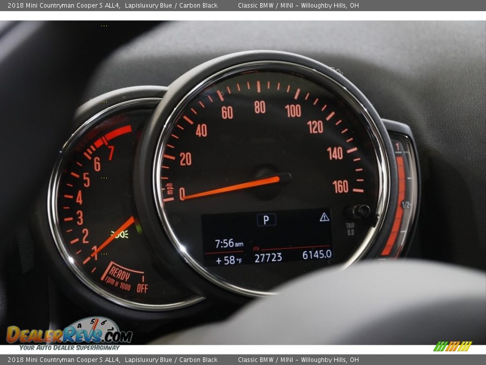 2018 Mini Countryman Cooper S ALL4 Lapisluxury Blue / Carbon Black Photo #8