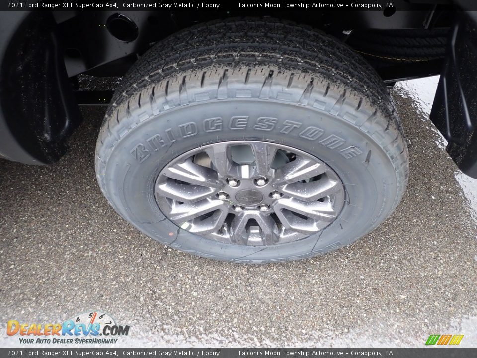 2021 Ford Ranger XLT SuperCab 4x4 Carbonized Gray Metallic / Ebony Photo #7