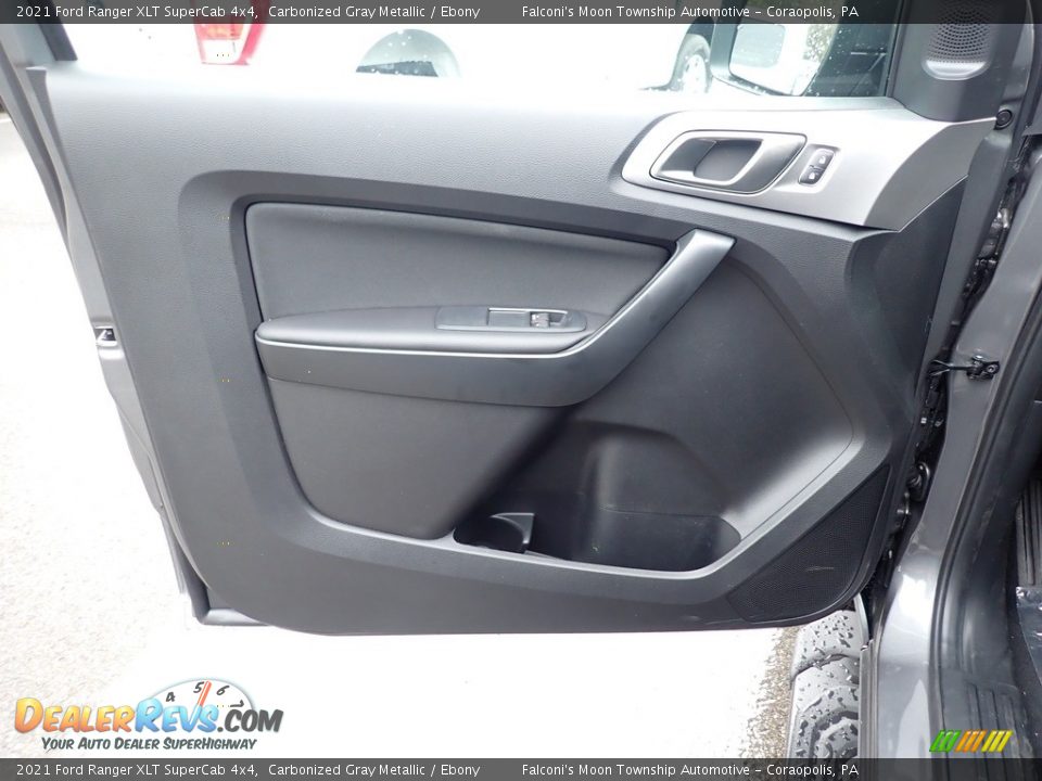 2021 Ford Ranger XLT SuperCab 4x4 Carbonized Gray Metallic / Ebony Photo #12