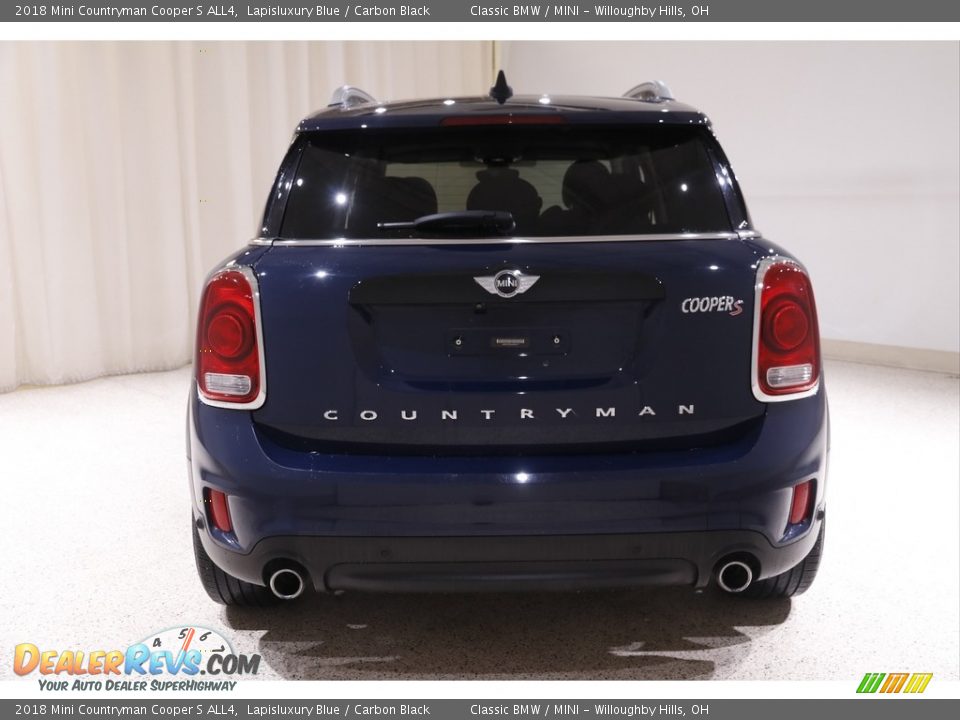 2018 Mini Countryman Cooper S ALL4 Lapisluxury Blue / Carbon Black Photo #17