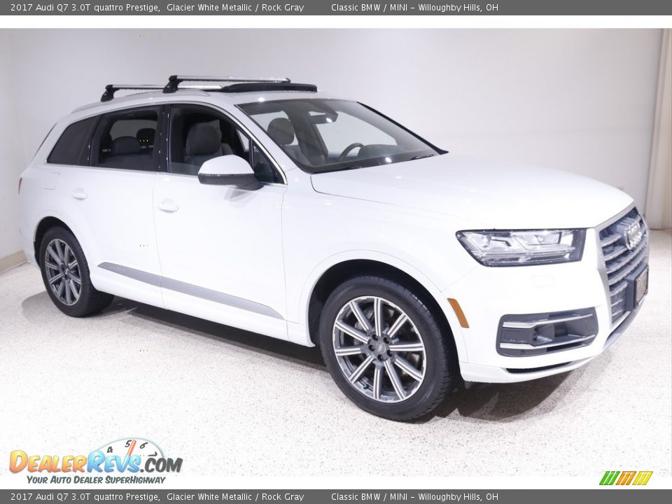 Glacier White Metallic 2017 Audi Q7 3.0T quattro Prestige Photo #1