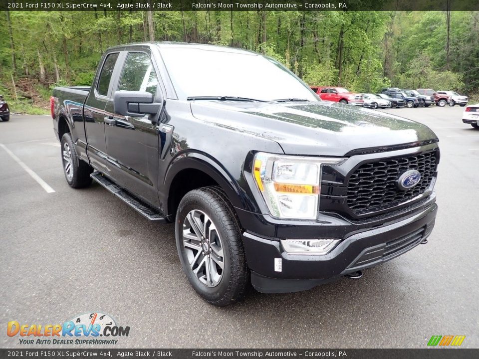 2021 Ford F150 XL SuperCrew 4x4 Agate Black / Black Photo #2