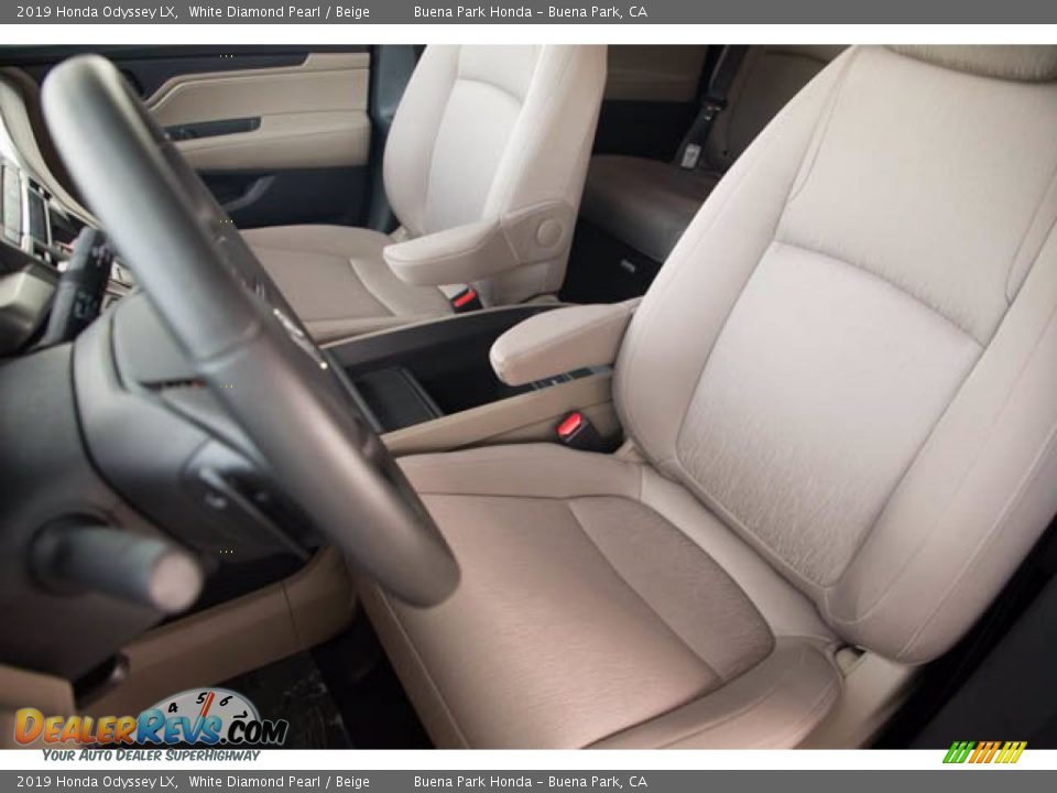 2019 Honda Odyssey LX White Diamond Pearl / Beige Photo #19