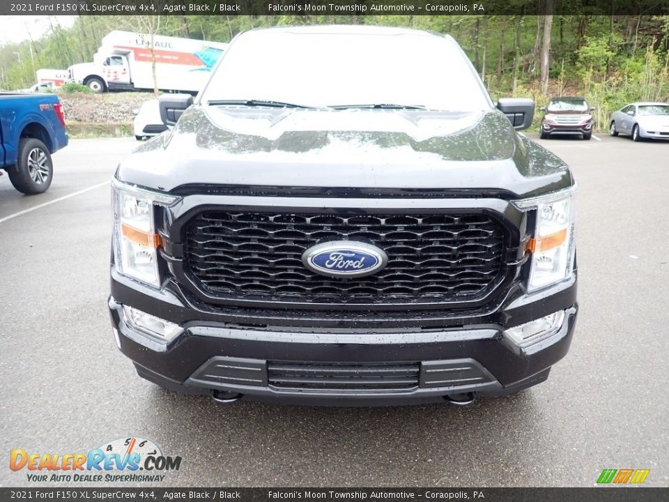 2021 Ford F150 XL SuperCrew 4x4 Agate Black / Black Photo #3