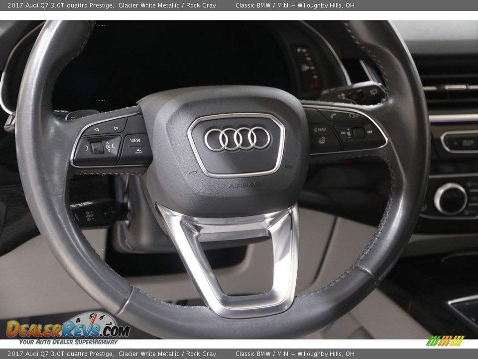 2017 Audi Q7 3.0T quattro Prestige Steering Wheel Photo #7