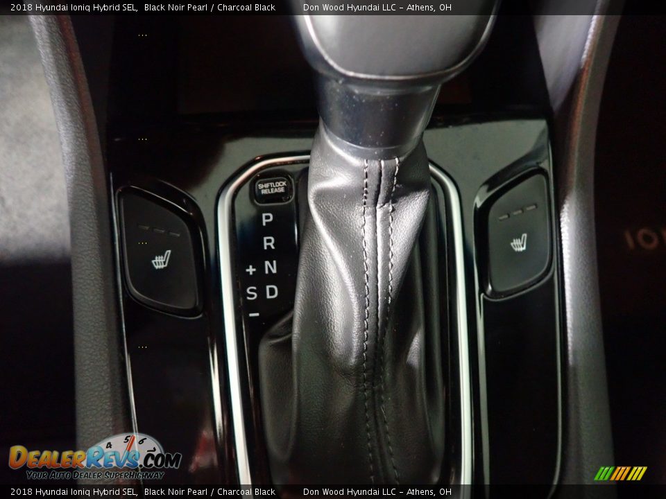 2018 Hyundai Ioniq Hybrid SEL Black Noir Pearl / Charcoal Black Photo #2