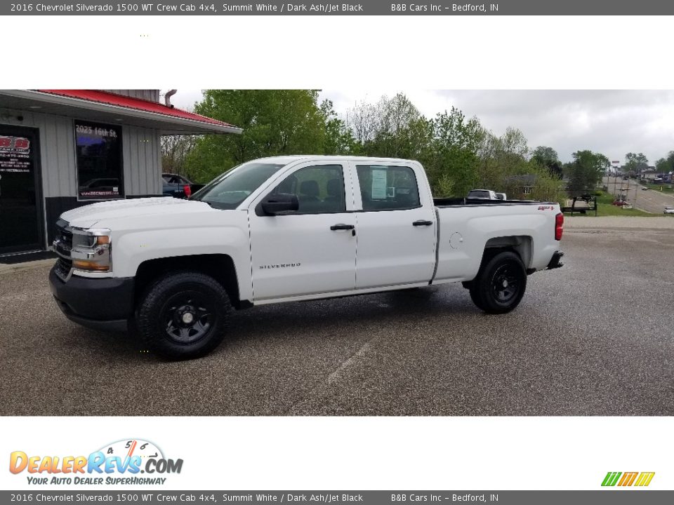 2016 Chevrolet Silverado 1500 WT Crew Cab 4x4 Summit White / Dark Ash/Jet Black Photo #1
