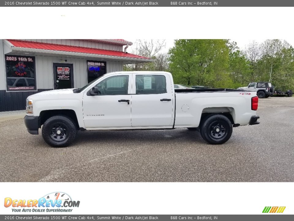 2016 Chevrolet Silverado 1500 WT Crew Cab 4x4 Summit White / Dark Ash/Jet Black Photo #2