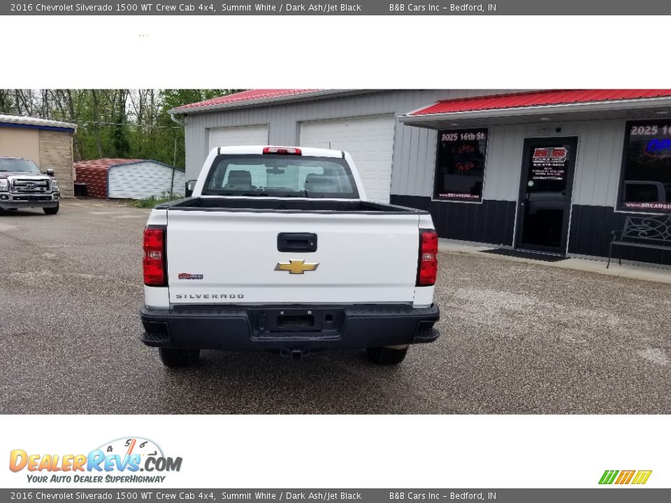 2016 Chevrolet Silverado 1500 WT Crew Cab 4x4 Summit White / Dark Ash/Jet Black Photo #4