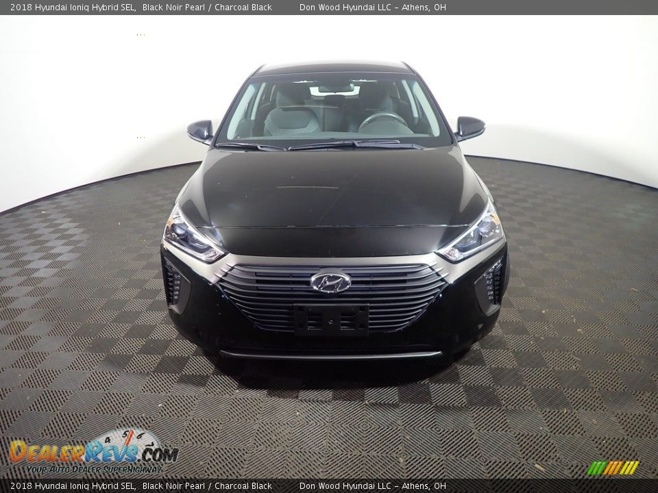 2018 Hyundai Ioniq Hybrid SEL Black Noir Pearl / Charcoal Black Photo #6
