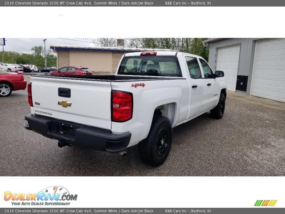 2016 Chevrolet Silverado 1500 WT Crew Cab 4x4 Summit White / Dark Ash/Jet Black Photo #5