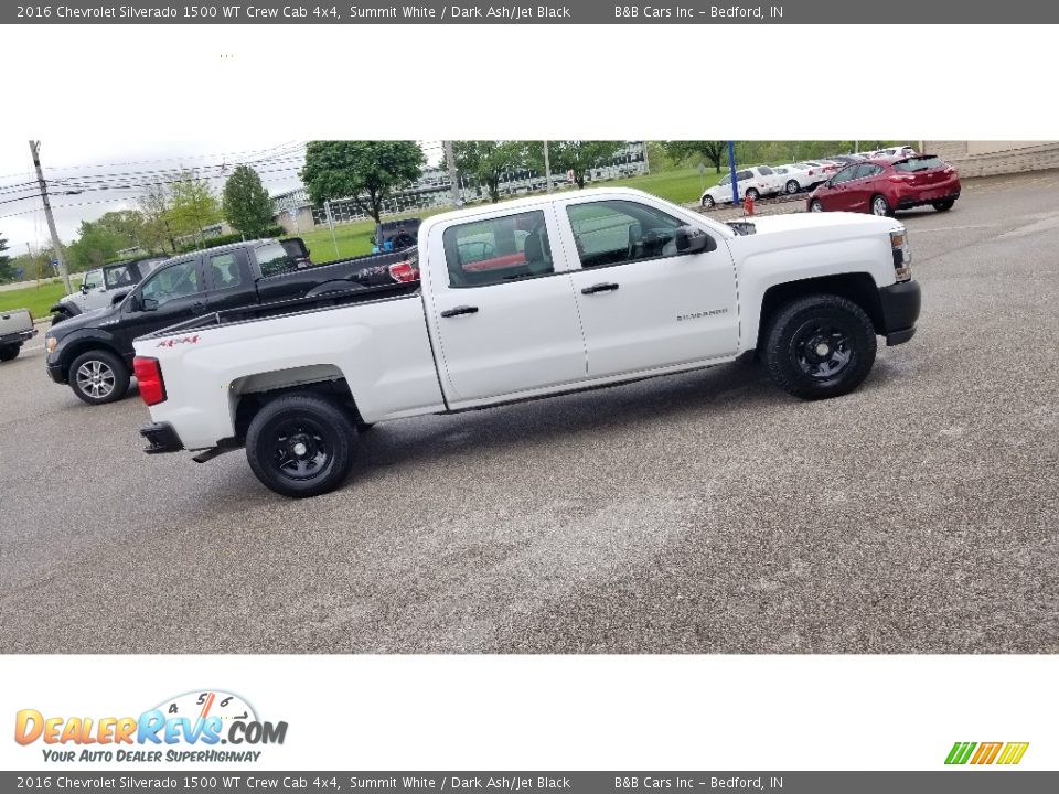 2016 Chevrolet Silverado 1500 WT Crew Cab 4x4 Summit White / Dark Ash/Jet Black Photo #6
